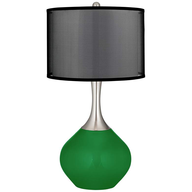 Image 1 Envy Spencer Table Lamp with Organza Black Shade