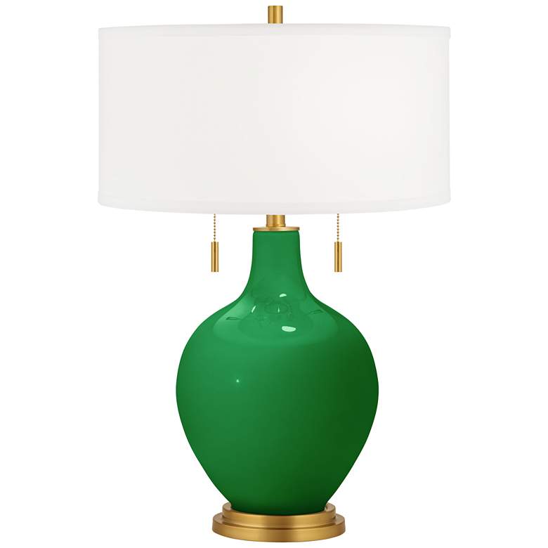 Image 2 Envy Toby Brass Accents Table Lamp with Dimmer