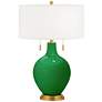 Envy Toby Brass Accents Table Lamp with Dimmer