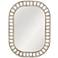 Enya White Wash 36" x 48" Rectangular Wall Mirror