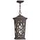Enzo 19" High Oil Rubbed Bronze LED Outdoor Hanging Light