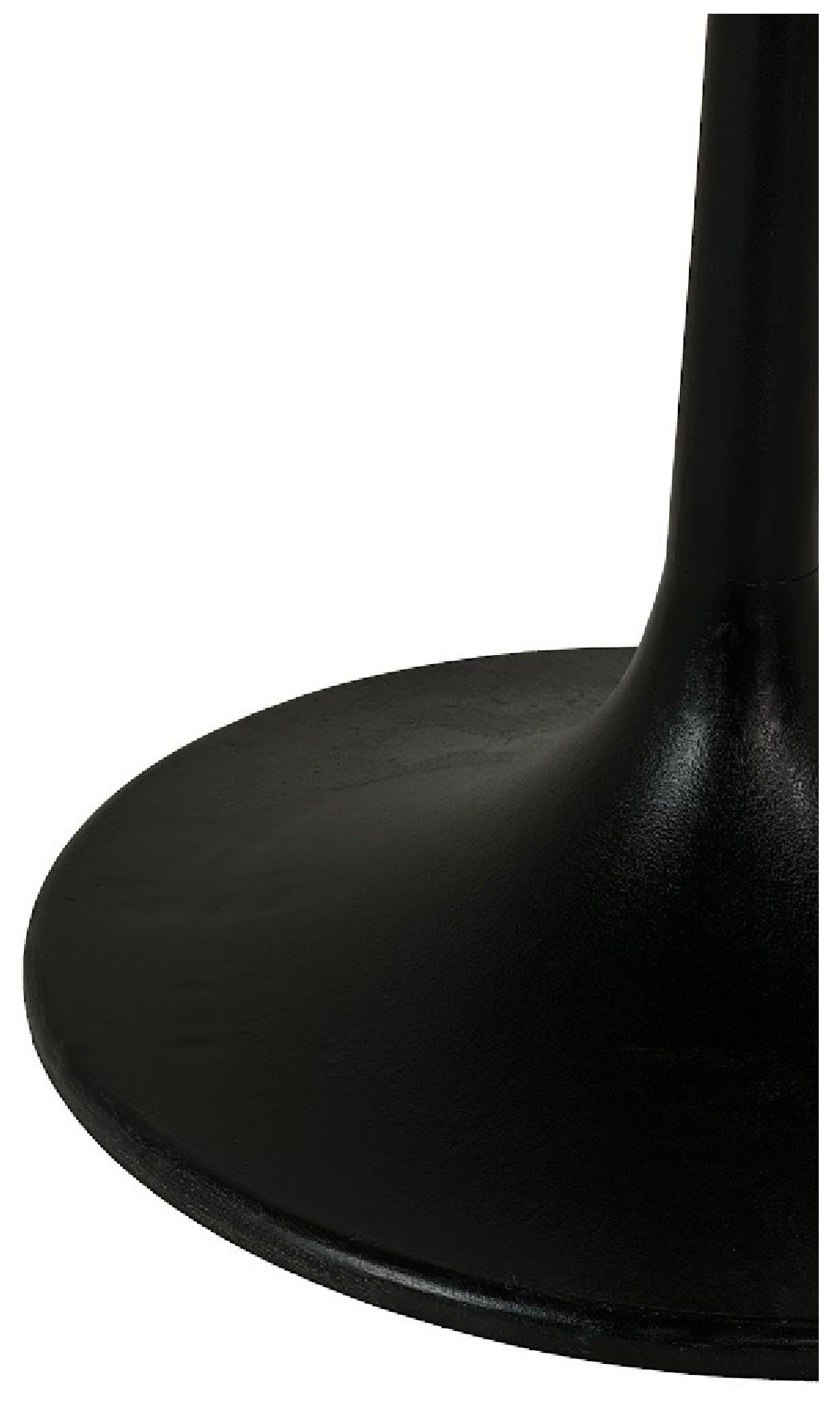 Image 2 Enzo 30" Wide Black Marble Top Black Base Round Dining Table more views