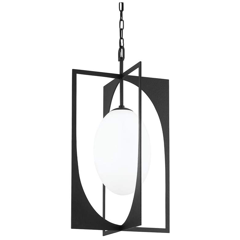 Image 1 Enzo Black Iron Large Lantern
