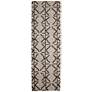Enzo Geometric Hand Tufted Black Area Rug 2'-6" x 8'