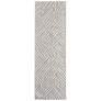 Enzo Geometric Hand Tufted Tan Area Rug 2'-6" x 8'