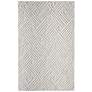 Enzo Geometric Hand Tufted Tan Area Rug 5' x 8'