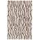 Enzo Warm Taupe and Black Wool Rectangular Area Rug