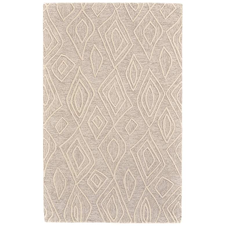Image 1 Enzo Transitional Diamond Hand Tufted Tan Area Rug 8738F