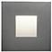 Eo 12"H Smoked Silver and Opal Acrylic ADA Sconce 0-10V LED