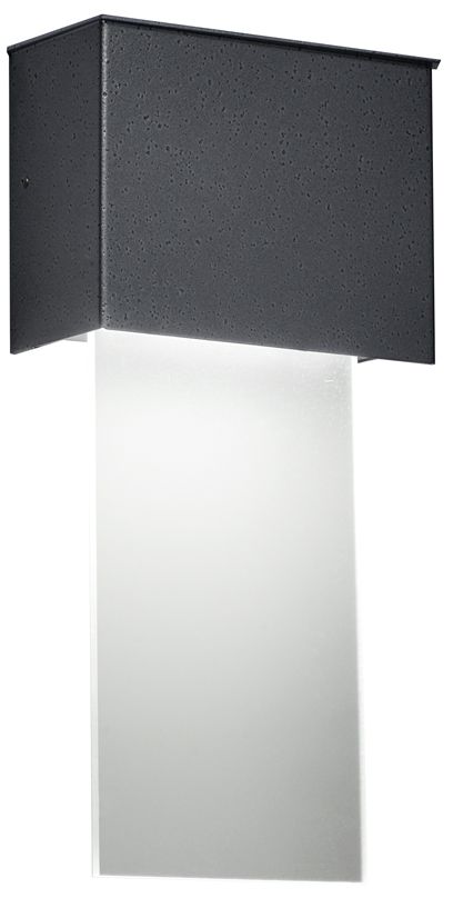 Eo 14" High Smoked Silver|Lumenice ADA Sconce 0-10V LED