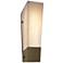 Eo 18"H New Brass and Faux Alabaster ADA Sconce Triac LED