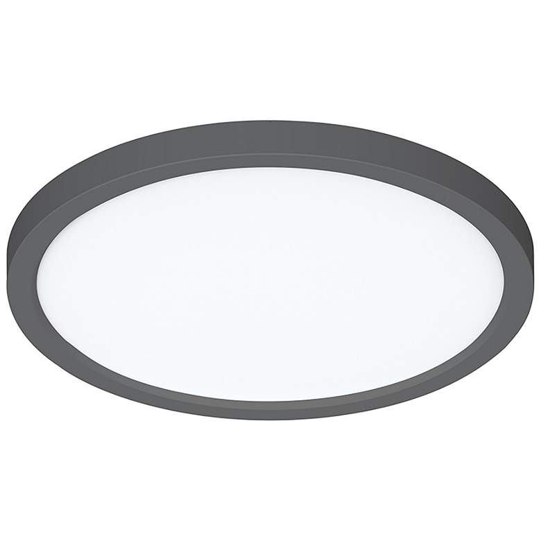 Image 1 Eon 11" Wide Black 24W LED Flush Mount