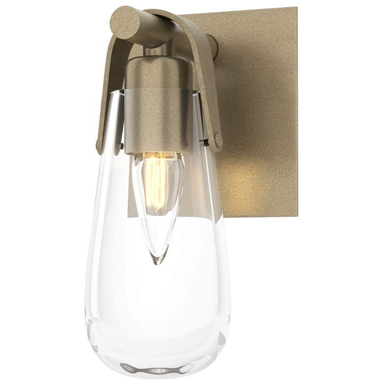 Image 1 Eos 1-Light Sconce - Gold - Clear Glass