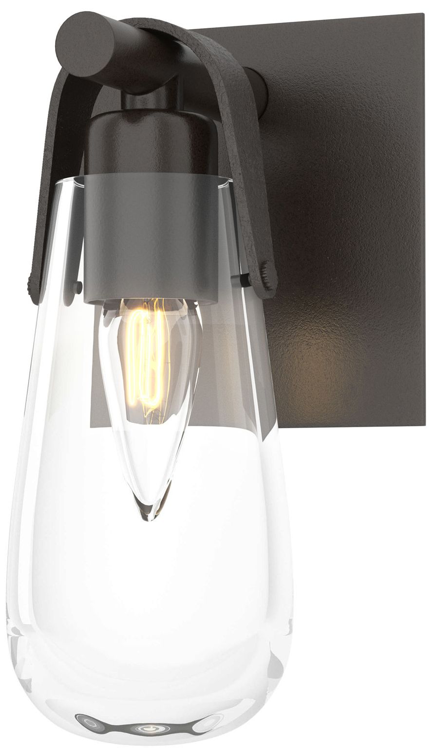 Eos 1-Light Sconce - Oil Rubbed Bronze - Clear Glass - Made to Order