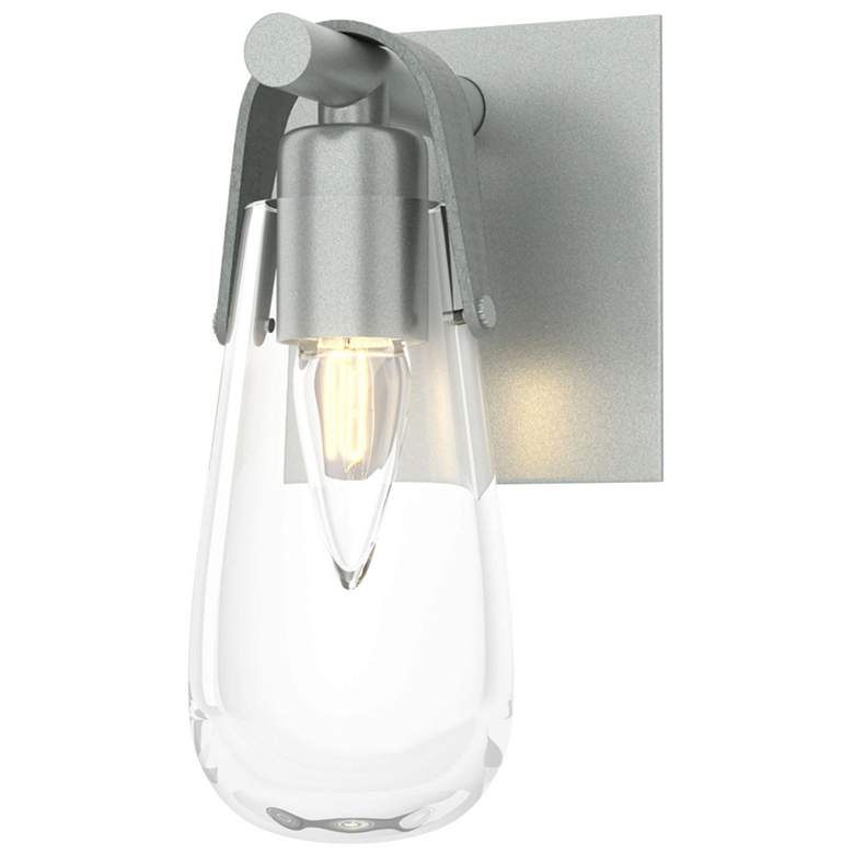 Image 1 Eos 1-Light Sconce - Platinum - Clear Glass