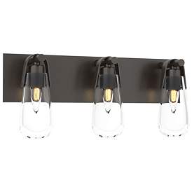 Image1 of Eos 3-Light Sconce - Oil Rubbed Bronze - Clear Glass