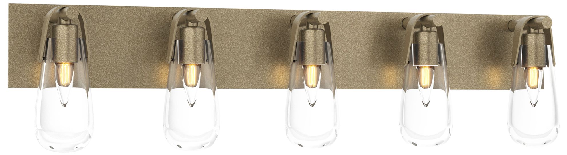 Eos 5-Light Sconce - Gold - Clear Glass - Made to Order