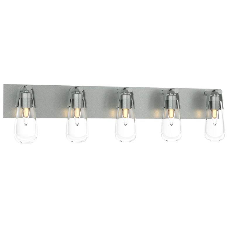 Image 1 Eos 5-Light Sconce - Platinum - Clear Glass