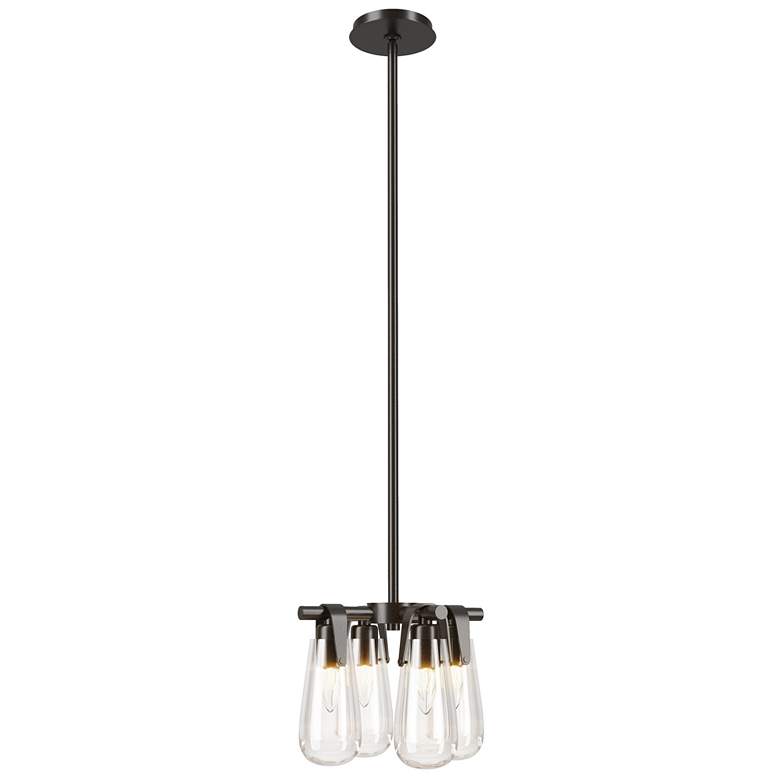 Image 1 Eos Semi-Flush/Pendant - Oil Rubbed Bronze - Clear Glass