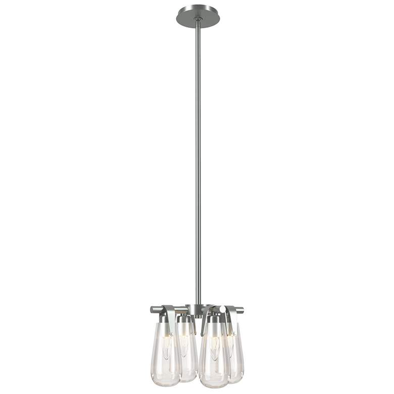 Image 1 Eos Semi-Flush/Pendant - Platinum - Clear Glass