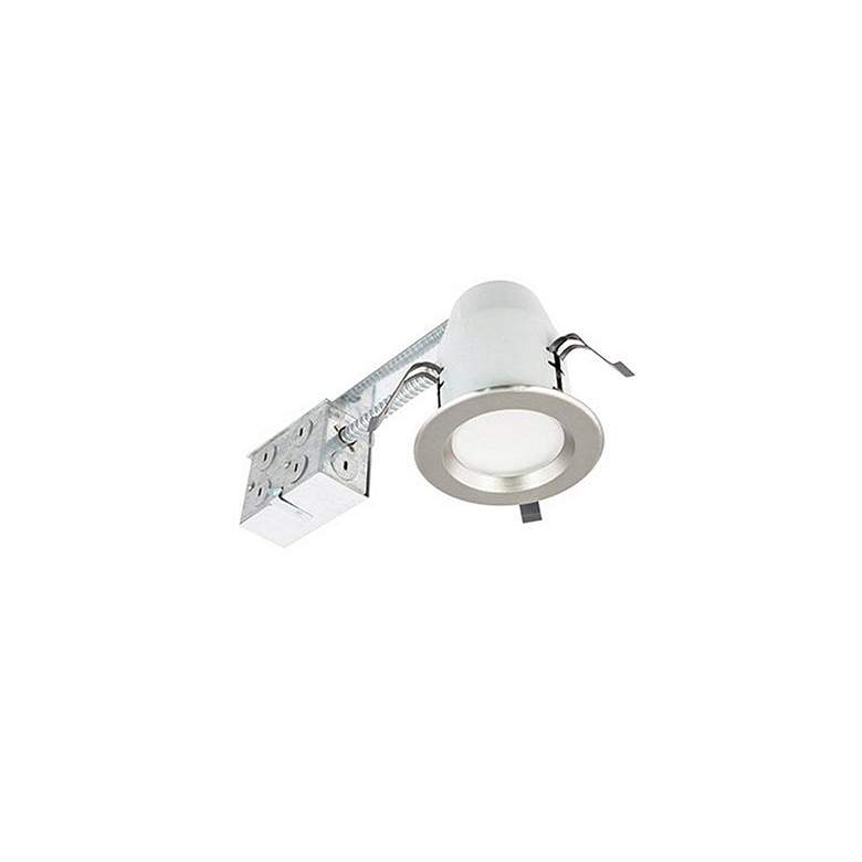 Image 1 EP Series Nickel 3 inch Dimmable LED Recessed Remodel Kit