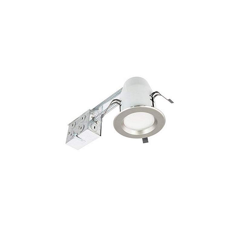 Image 1 EP Series Nickel 3" Dimmable LED Recessed Remodel Kit