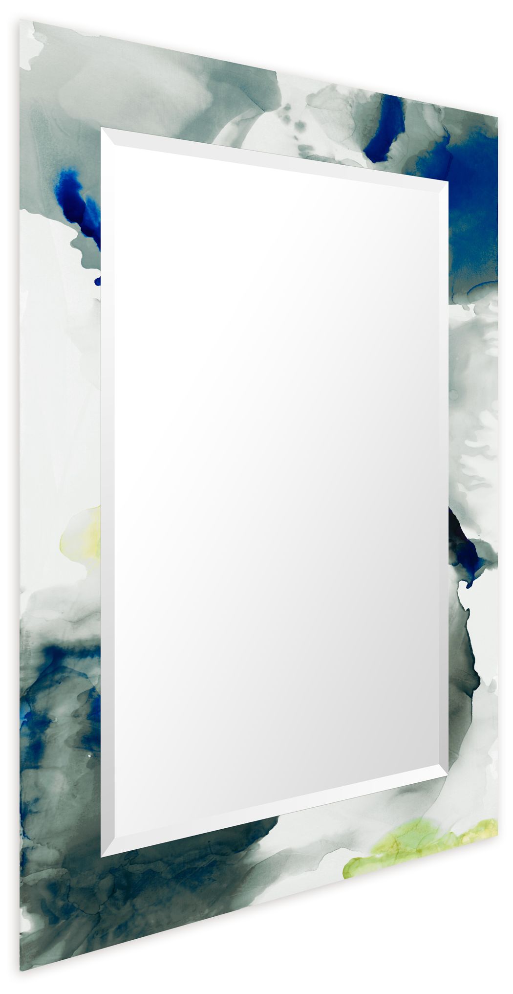 Image 2 Ephemeral IRectangular Beveled Mirror on Printed Tempered Art Glass more views