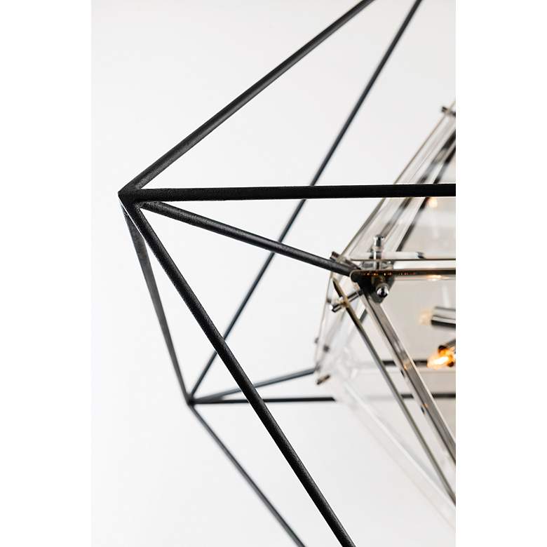 Image 3 Epic 18" Wide Forged Iron 4-Light Pendant more views