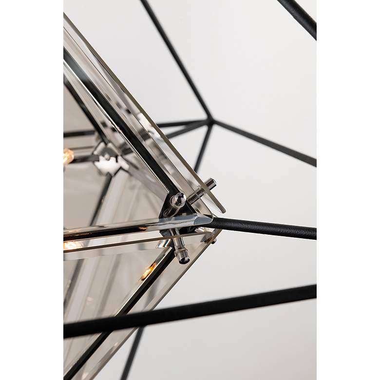 Image 5 Epic 18" Wide Forged Iron 4-Light Pendant more views