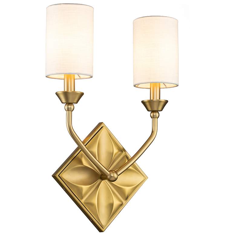 Image 1 Epsilon 2 Light Sconce in Aged Brass