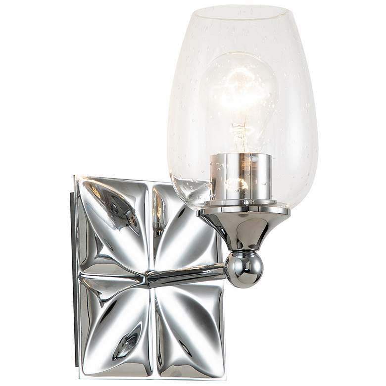 Image 1 Epsilon Modern 1 Light Wall Sconce in Polished Chrome