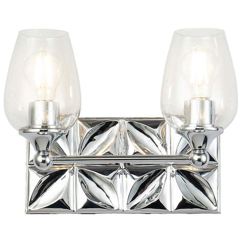 Image 1 Epsilon Modern 2 Light Bath Vanity in Polished Chrome