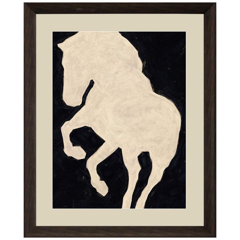 Image 1 Equestrian Grace 34"W x 42"H Framed Art