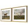 5_Equestrian I 27" Wide 2-Piece Giclee Framed Wall Art Set more views