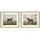 Equestrian II 27" Wide 2-Piece Giclee Framed Wall Art Set
