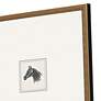 Equestrian Study 17"W 2-Piece Exclusive Framed Wall Art Set