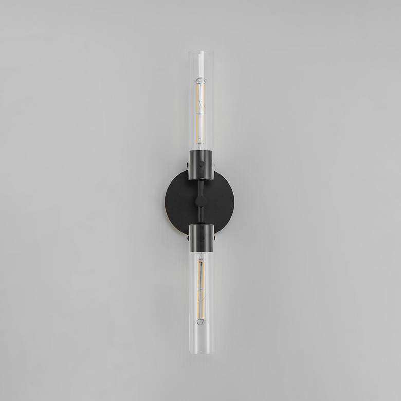 Image 3 Equilibrium 2-Light LED Wall Sconce - Black more views