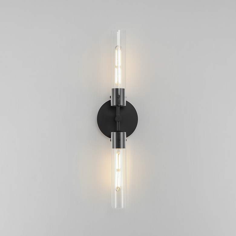 Image 4 Equilibrium 2-Light LED Wall Sconce - Black more views