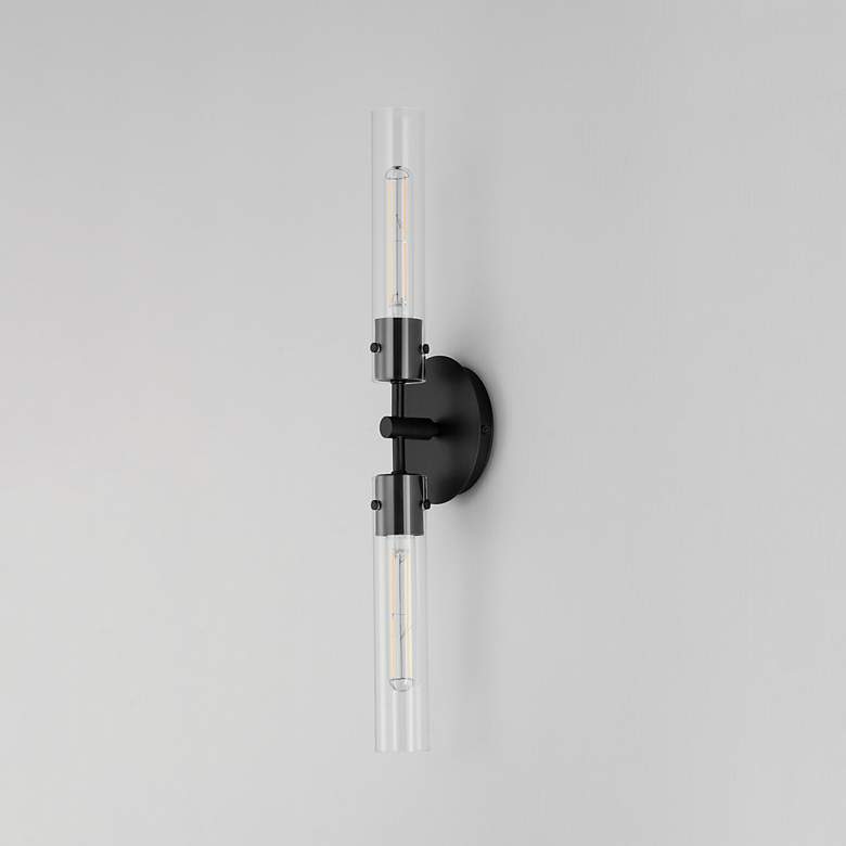 Image 5 Equilibrium 2-Light LED Wall Sconce - Black more views