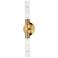 Equilibrium 2-Light LED Wall Sconce - Natural Aged Brass
