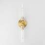 2_Equilibrium 2-Light LED Wall Sconce - Natural Aged Brass more views