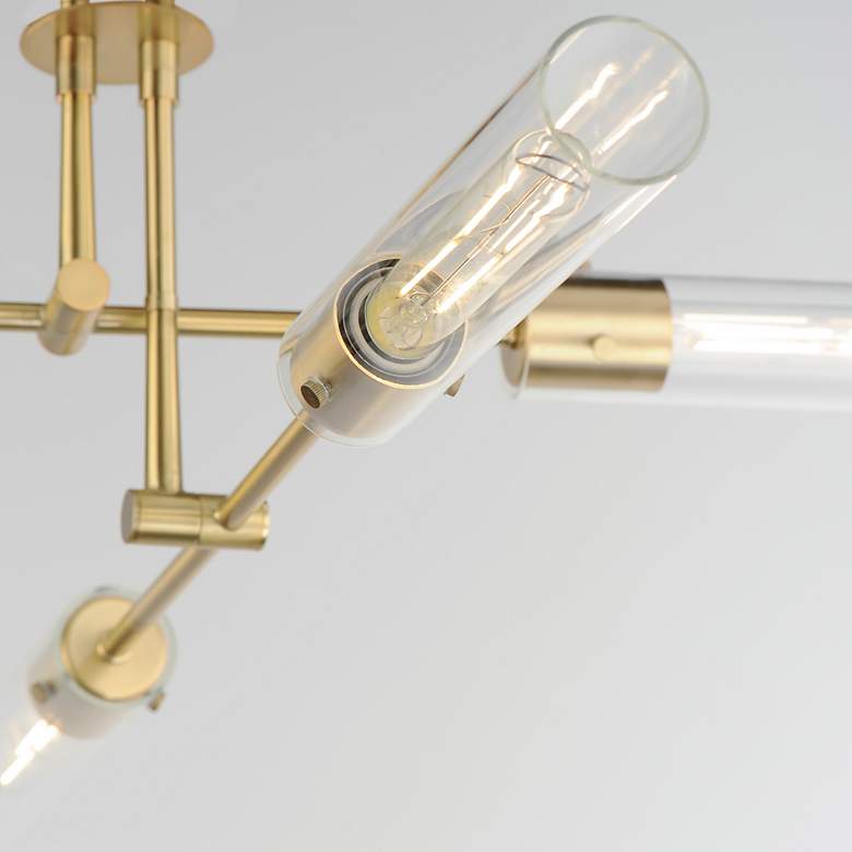 Image 4 Equilibrium 4-Light LED Flush Mount Convertible Brass more views
