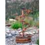 2_Equilibrium 48" High Copper Outdoor Cascading Fountain more views