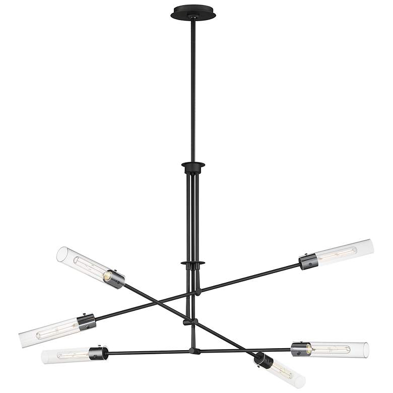 Image 1 Equilibrium 6-Light LED Pendant - Black