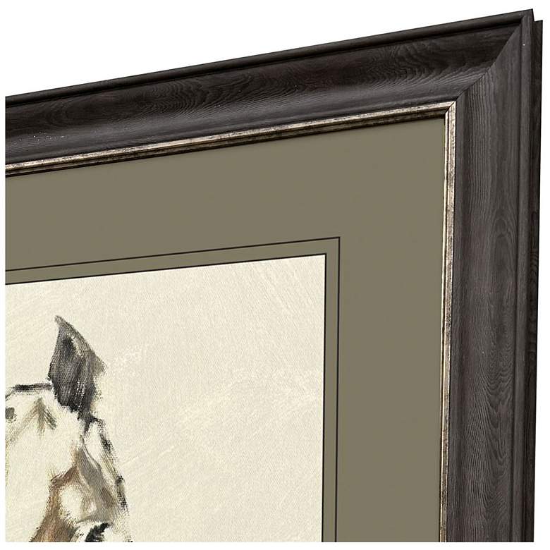Image 3 Equine Sketch Duo 45"W x 37"H Modern Framed Art more views