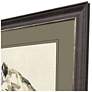 3_Equine Sketch Together 45"W x 37"H Modern Framed Art more views