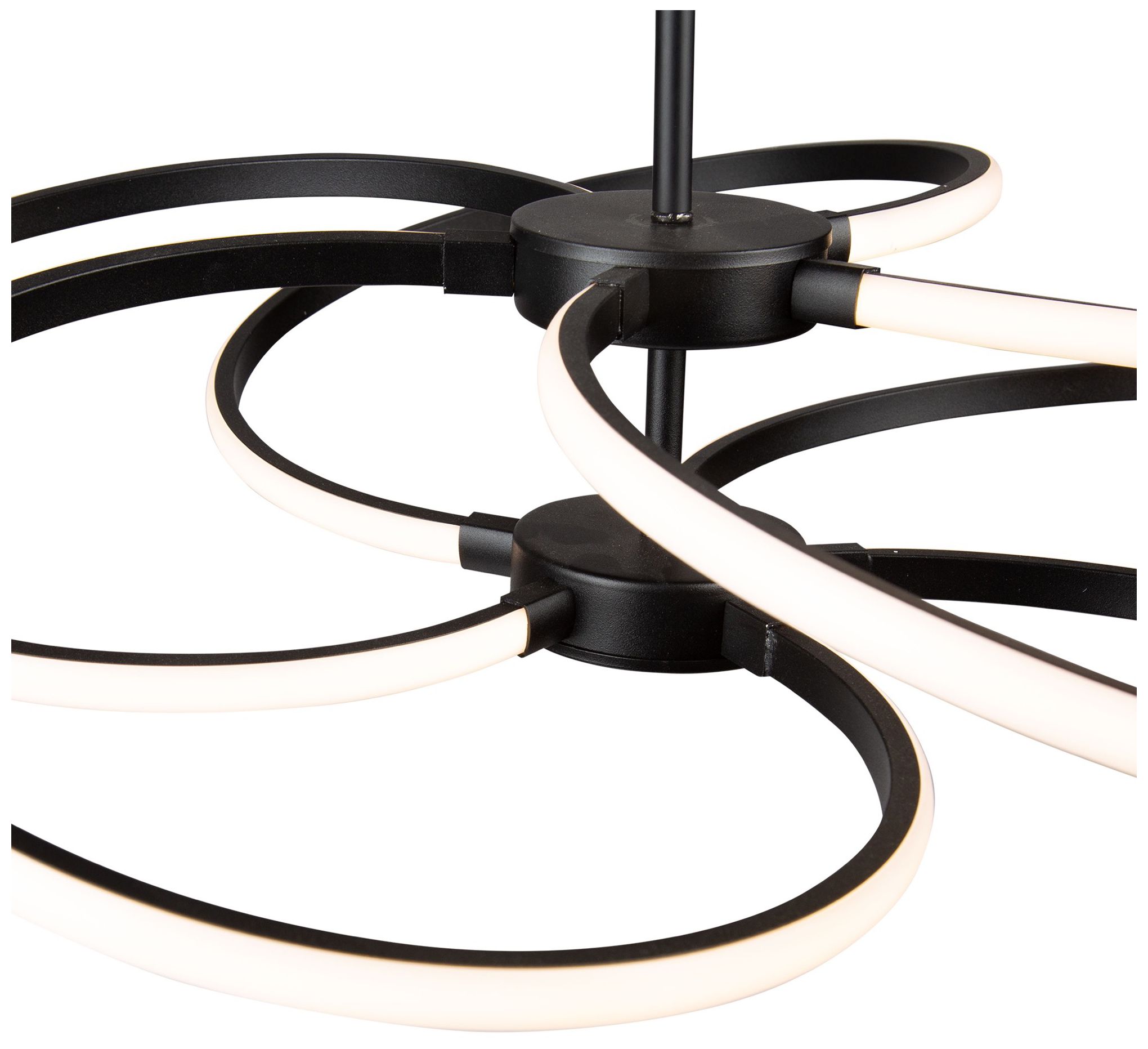 Image 4 Equinox 30W LED Pendant Black more views