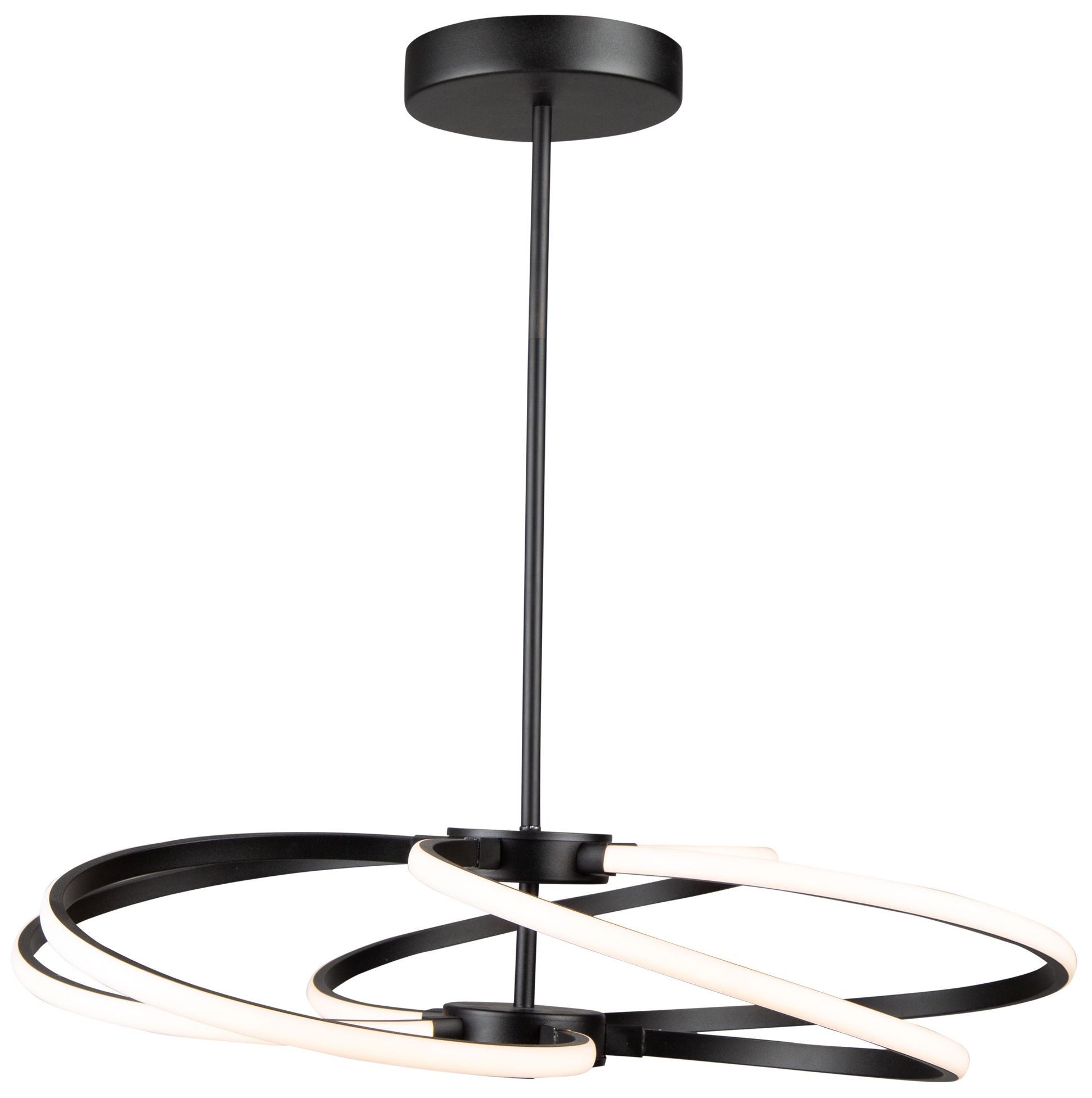 Image 2 Equinox 40W LED Pendant Black more views