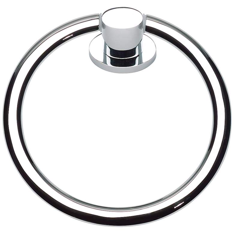 Image 1 Equinox Collection 6 13/4 inch Polished Chrome Towel Ring