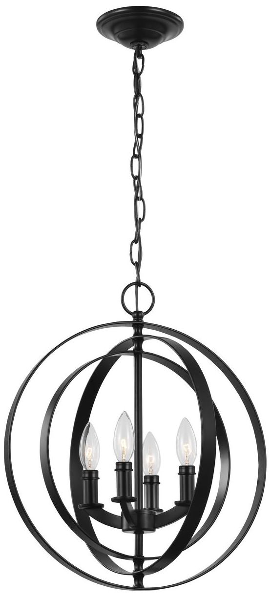 Image 2 Equinox Collection Four-Light Sphere Pendant more views